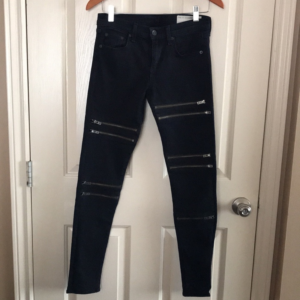 Rag. & Bone Women’s Jean Aged Coal Black Size 25